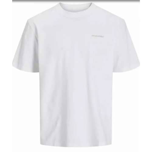 Muška Majica Kratkih Rukava Jack & Jones JCOPACER BACK PRINT TEE 12273297 Bijela Cijena