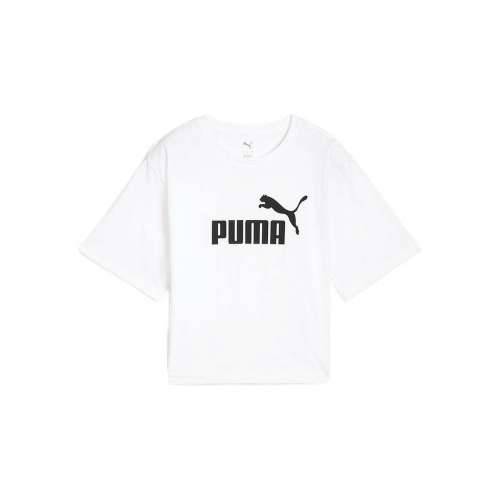 Ženska Majica Kratkih Rukava Puma ESS Cropped No. 1 Logo Relaxed Tee C/O 684972 02 Bijela Cijena