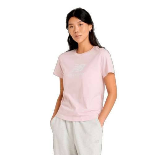 Ženska Majica Kratkih Rukava New Balance SE JR LOGO TEE WT41502 RSG Roza Cijena