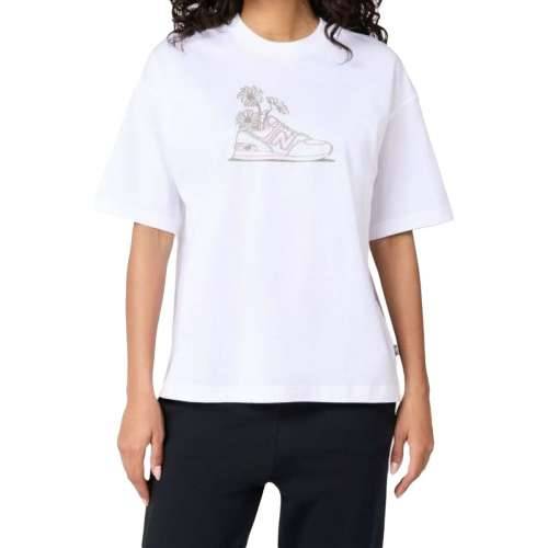 Ženska Majica Kratkih Rukava New Balance WT43556 WT Bijela Cijena