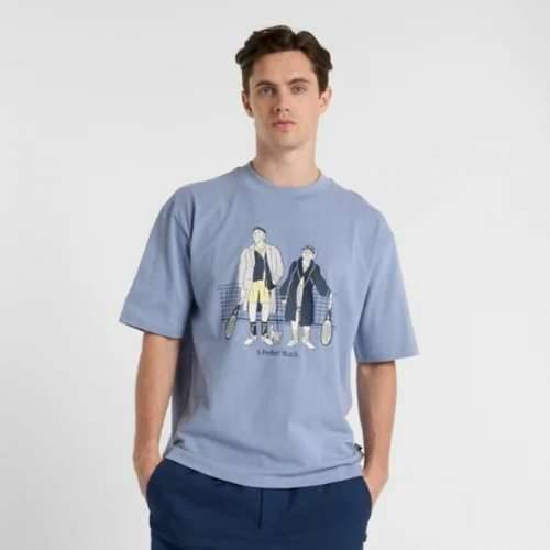 Muška Majica Kratkih Rukava New Balance Perfect Match Tennis T Shirt MT51412 DUS Plava Cijena