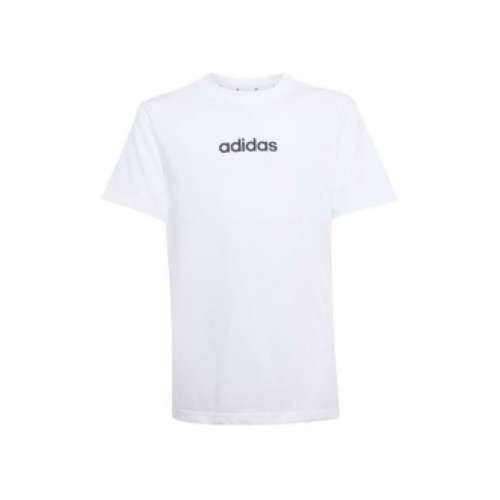 Dječje Majica Kratkih Rukava Adidas J LIN TEE 160 JC9747 Bijela Cijena