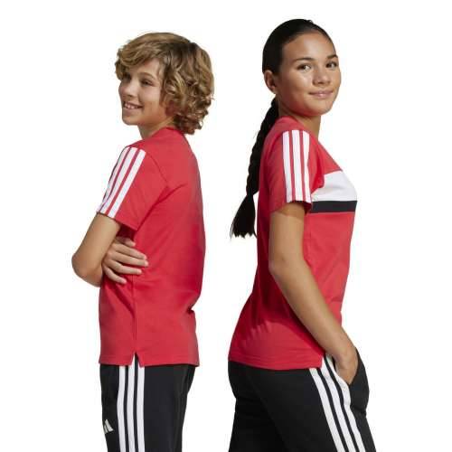 Dječje Majica Kratkih Rukava Adidas J 3S TIB T JI6213 Crvena Cijena