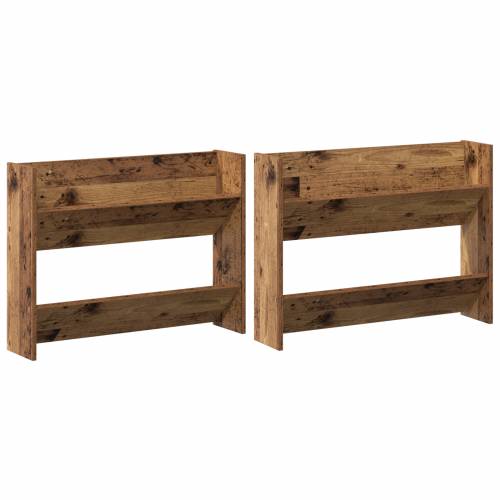 Ormarići za cipele na zidu 2 pcs Staro drvo 60 x 18 x 60 cm Cijena