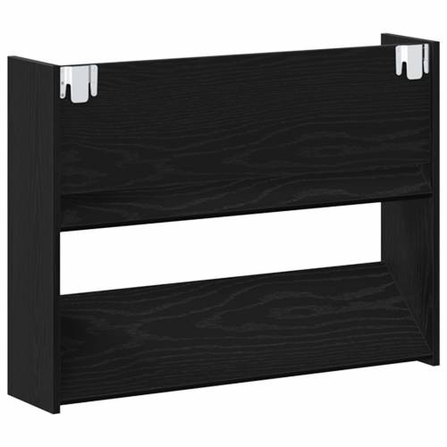 Ormarići za cipele na zidu s policom Ostalo Crni hrast 60 x 18 x 60 cm Cijena