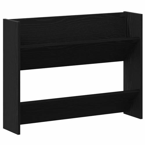 Ormarići za cipele na zidu 2 pcs Crni hrast 60 x 18 x 60 cm Cijena