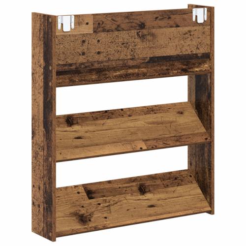 Ormarići za cipele na zidu 2 pcs Staro drvo 60 x 18 x 60 cm Cijena