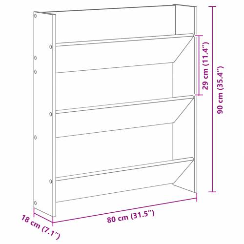 Ormarići za cipele na zidu 2 pcs Staro drvo 60 x 18 x 60 cm Cijena