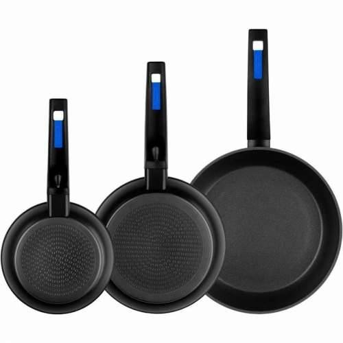 Set tava Monix M811200 Crna bakelit Kovani Aluminij Ø 18 cm 3 Dijelovi Cijena