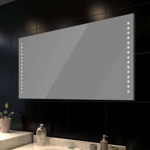 Zidno Ogledalo za kupaonicu s LED svjetlom 100 x 60 cm ( D x Š) Cijena