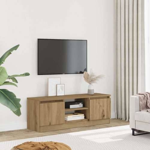 TV ormarić Artisan hrast 102x30x36 cm izrađeno drvo - hrast artisan 1 Cijena