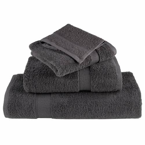 Krpice 4 pcs Antracitno siva 15 x 21 cm Pamuk Cijena
