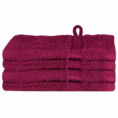 Krpice 4 pcs Bordeaux 15 x 21 cm Pamuk Cijena