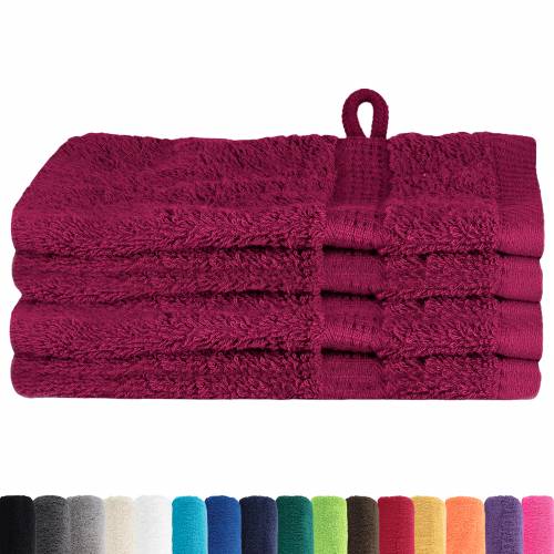 Krpice 4 pcs Bordeaux 15 x 21 cm Pamuk Cijena