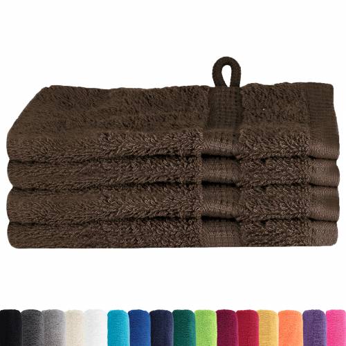 Krpice 4 pcs Smeđa 15 x 21 cm Pamuk Cijena