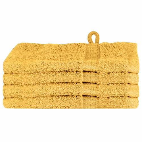 Krpice 4 pcs Zlatna 15 x 21 cm Pamuk Cijena