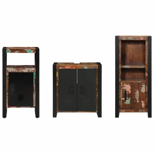Set namještaja za kupaonicu 3 pcs Čvrsto reciklirano drvo Cijena