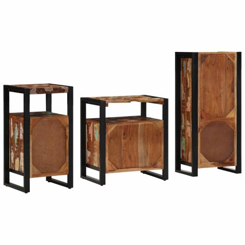 Set namještaja za kupaonicu 3 pcs Čvrsto reciklirano drvo Cijena
