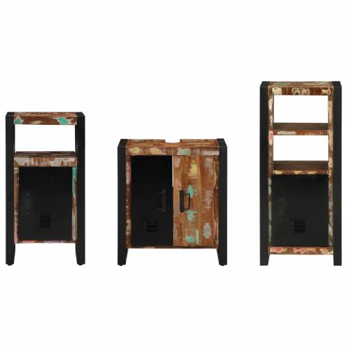 Set namještaja za kupaonicu 3 pcs Čvrsto reciklirano drvo Cijena