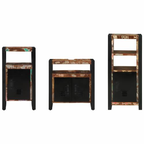 Set namještaja za kupaonicu 3 pcs Čvrsto reciklirano drvo Cijena