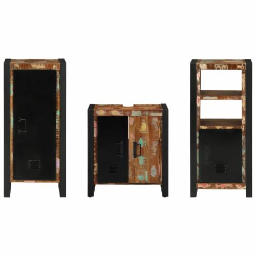Set namještaja za kupaonicu 3 pcs Čvrsto reciklirano drvo Cijena