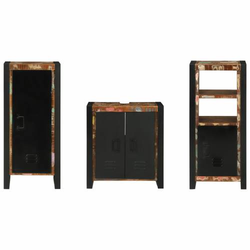 Set namještaja za kupaonicu 3 pcs Čvrsto reciklirano drvo Cijena