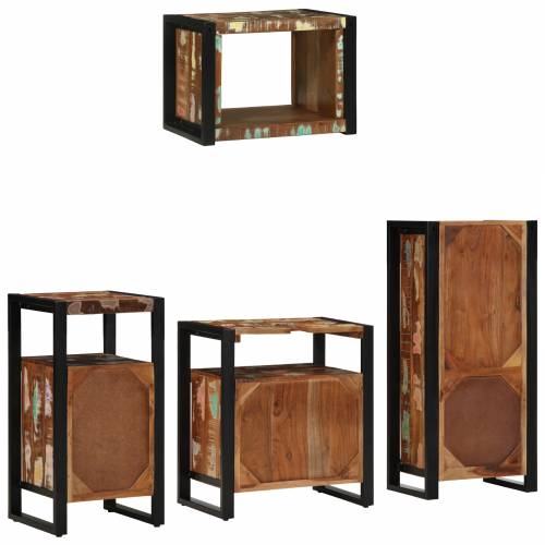Set namještaja za kupaonicu 4 pcs Čvrsto reciklirano drvo Cijena