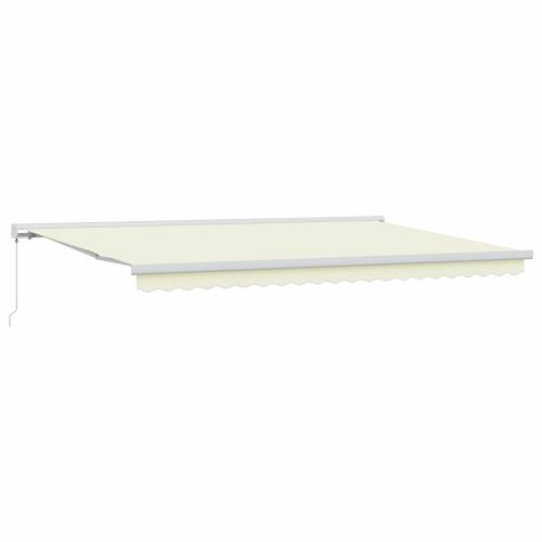 Ručno uvlačiva tenda krem 500x300 cm Cijena