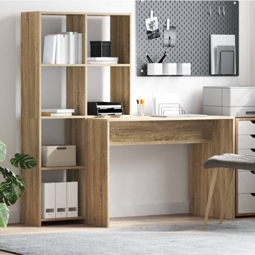 Stol sonoma hrast 138.5 x 55 x 143 cm Konstruirano drvo Cijena