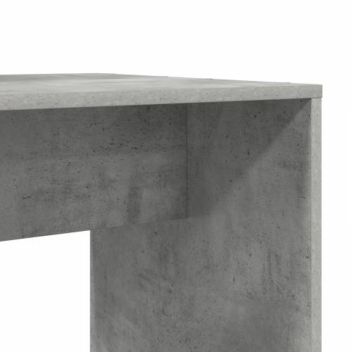 Stol s policom Beton siva 138.5 x 55 x 143 cm Konstruirano drvo Cijena