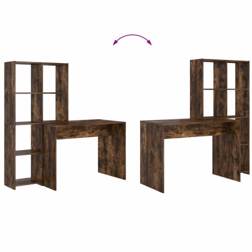 Stol Dimljeni hrast 138.5 x 55 x 143 cm Konstruirano drvo Cijena