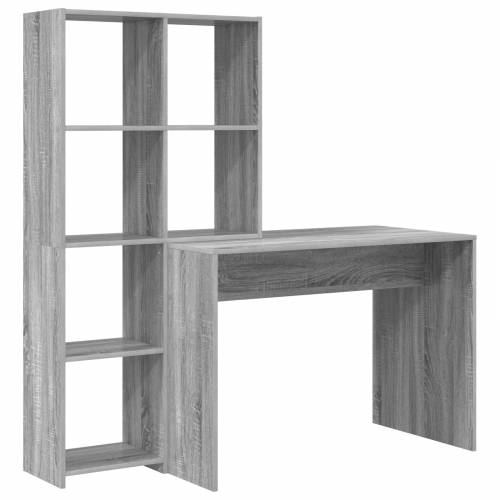 Stol Sivi hrast sonoma 138.5 x 55 x 143 cm Konstruirano drvo Cijena