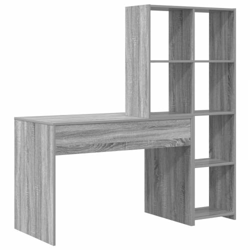 Stol Sivi hrast sonoma 138.5 x 55 x 143 cm Konstruirano drvo Cijena