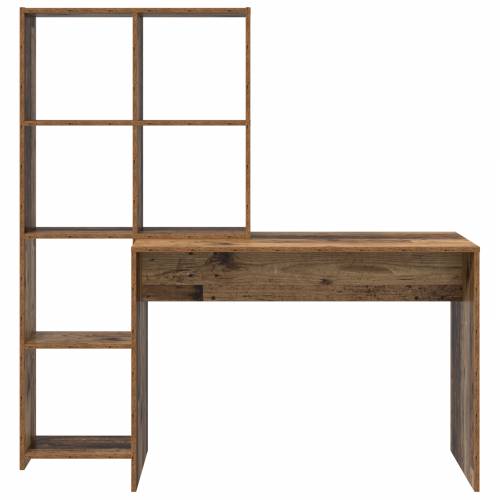Stol s policom Staro drvo 138.5 x 55 x 143 cm Konstruirano drvo Cijena