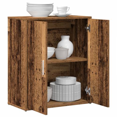 Highboard 2 pcs Staro drvo 60 x 31 x 70 cm Konstruirano drvo Cijena