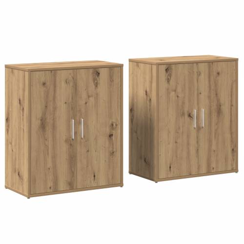 Highboard 2 pcs hrast artisan 60 x 31 x 70 cm Konstruirano drvo Cijena