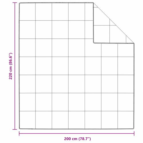 Poplun s jastukom 3 pcs Bijela 200 x 220 cm Paperje Cijena