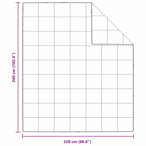 Poplun s jastukom 3 pcs Bijela 260 x 220 cm Paperje Cijena
