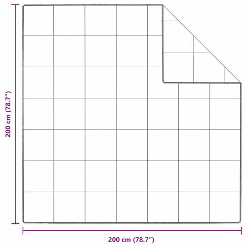 Poplun Ostalo 3 pcs Bijela 200 x 200 cm Paperje Cijena