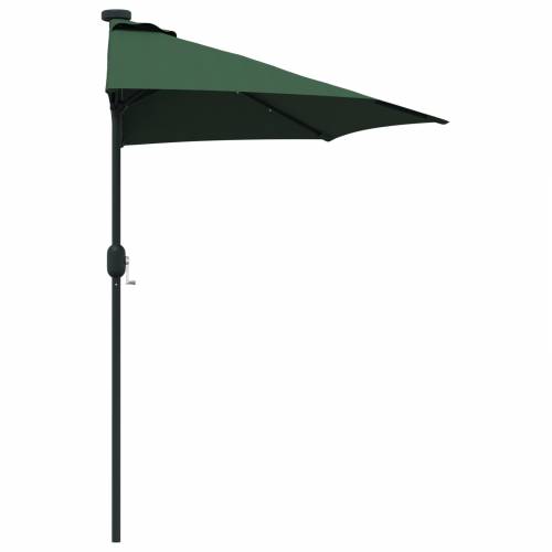 Vrtni suncobran Zelena 294 x 150 x 223 cm tkanina Cijena