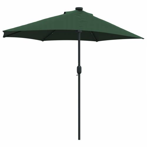 Vrtni suncobran Zelena 294 x 150 x 223 cm tkanina Cijena