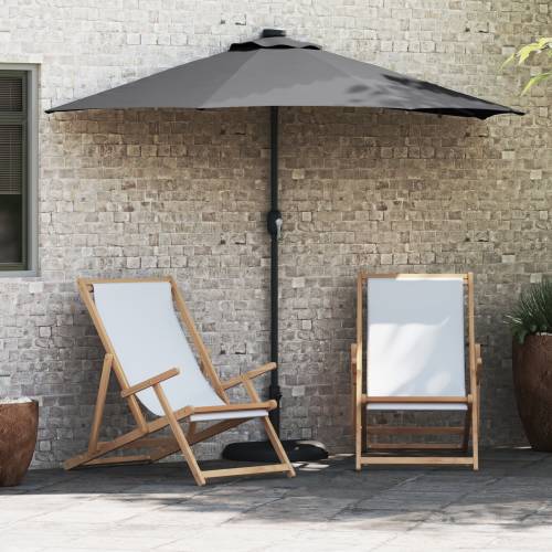 Vrtni suncobran Antracit 294 x 150 x 223 cm tkanina Cijena