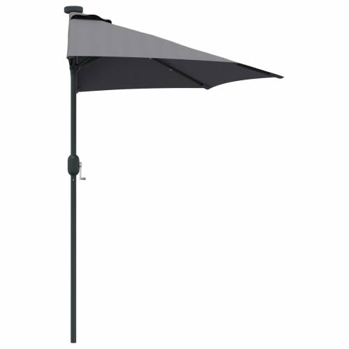 Vrtni suncobran Antracit 294 x 150 x 223 cm tkanina Cijena