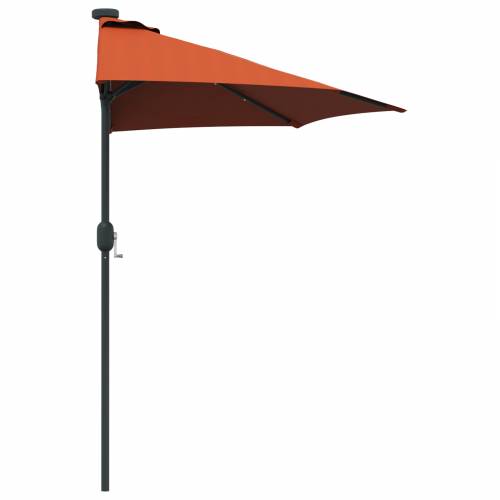 Vrtni suncobran Terakota 294 x 150 x 223 cm tkanina Cijena