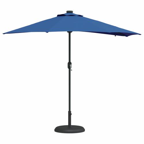 Vrtni suncobran Plava 294 x 150 x 223 cm tkanina Cijena
