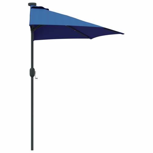 Vrtni suncobran Plava 294 x 150 x 223 cm tkanina Cijena