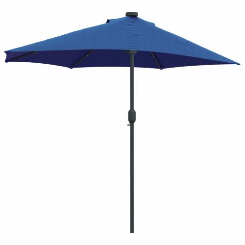 Vrtni suncobran Plava 294 x 150 x 223 cm tkanina Cijena
