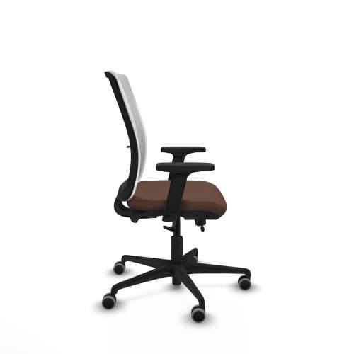 Uredska stolica Haches Traslack Piqueras y Crespo 2D036G0 Bijela Tamno smeđi Cijena