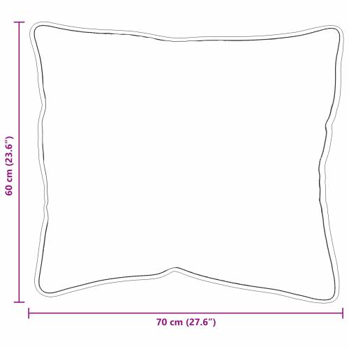 Jastuk Bijela 60 x 70 cm 105gsm 50% pamuka i 50% poliester Cijena