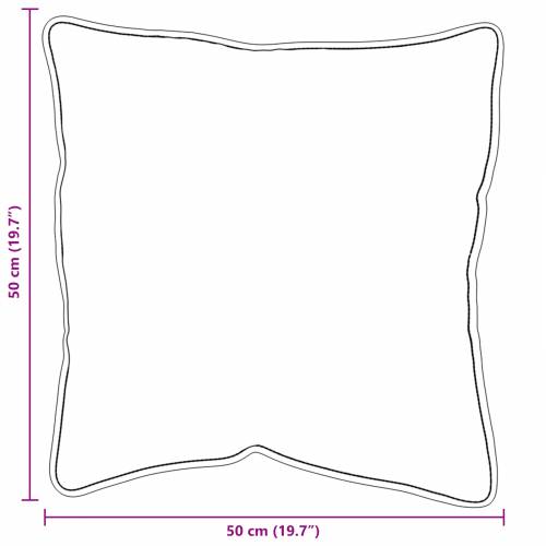 Jastuk 2 pcs Bijela 50 x 50 cm Cijena